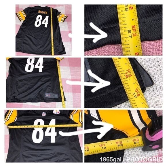 Nike NFL Large Steelers 84 Brown Jersey Limited - Picture 7 of 8